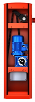 Тумба шлагбаума Спринт-Арктик со стрелой до 3м с: приводом, блоком электроники "цифра" (Класс защиты IP54), пультом управления 1кн. и сигнальной лампой